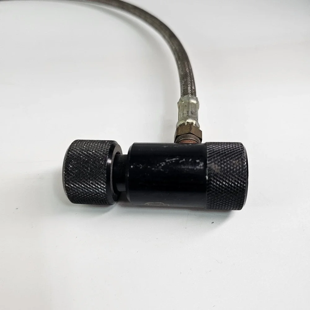 Brass Eagle Heavy Duty Paintball Tank Remote Coil Air Connector